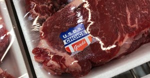 USDA choice meat label 