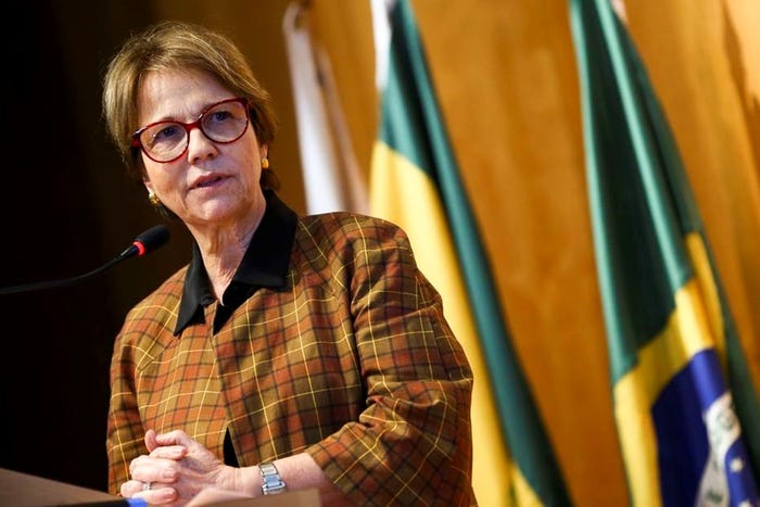 Tereza Cristina, Brazilian Minister of Agriculture.