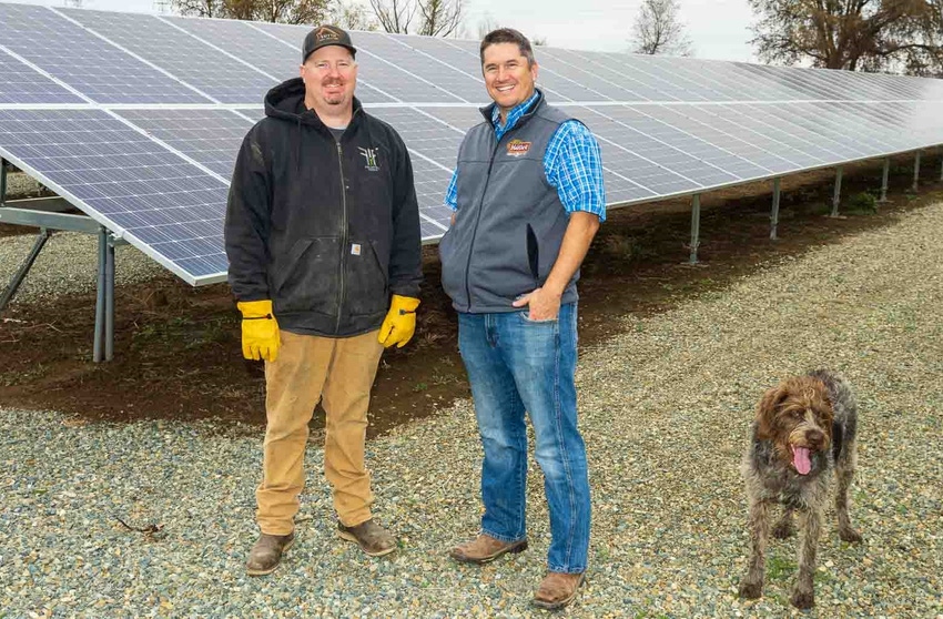 Farmer with solar