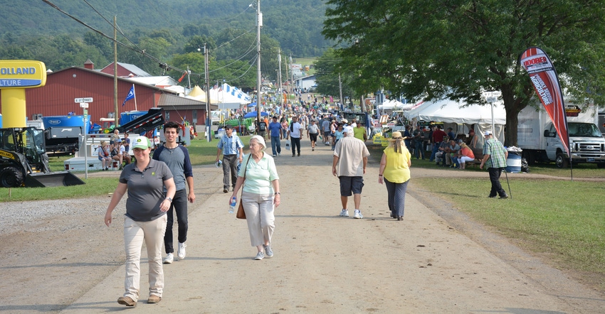 visitors explore Ag Progress Days