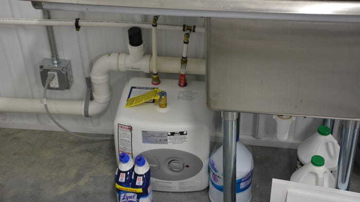 under-the-sink water heater