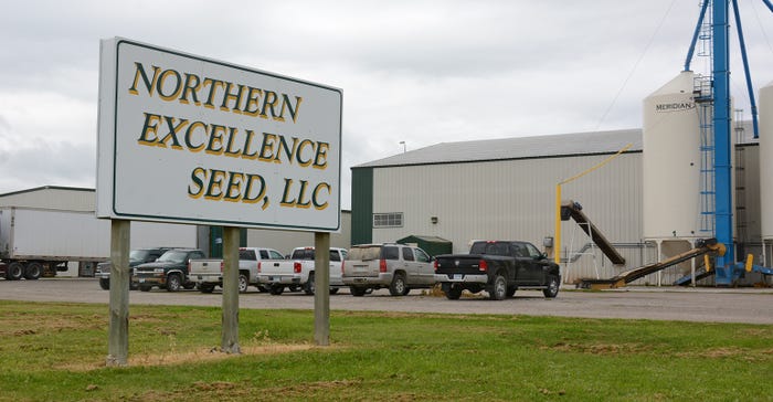 signage and exterior view of Northern Excellence plant and warehouses