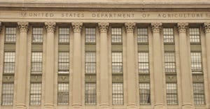 front of USDA building
