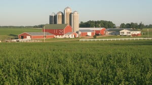  Farmland, barns and silos