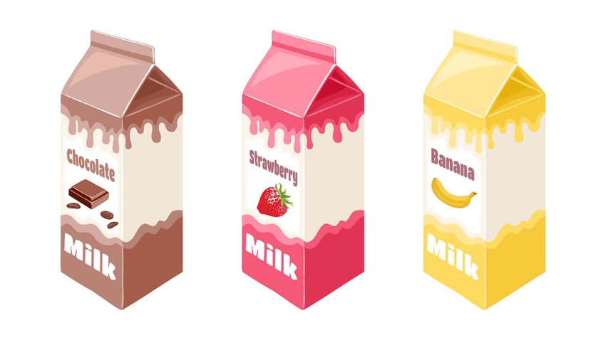 Dairy groups and flavored milks
