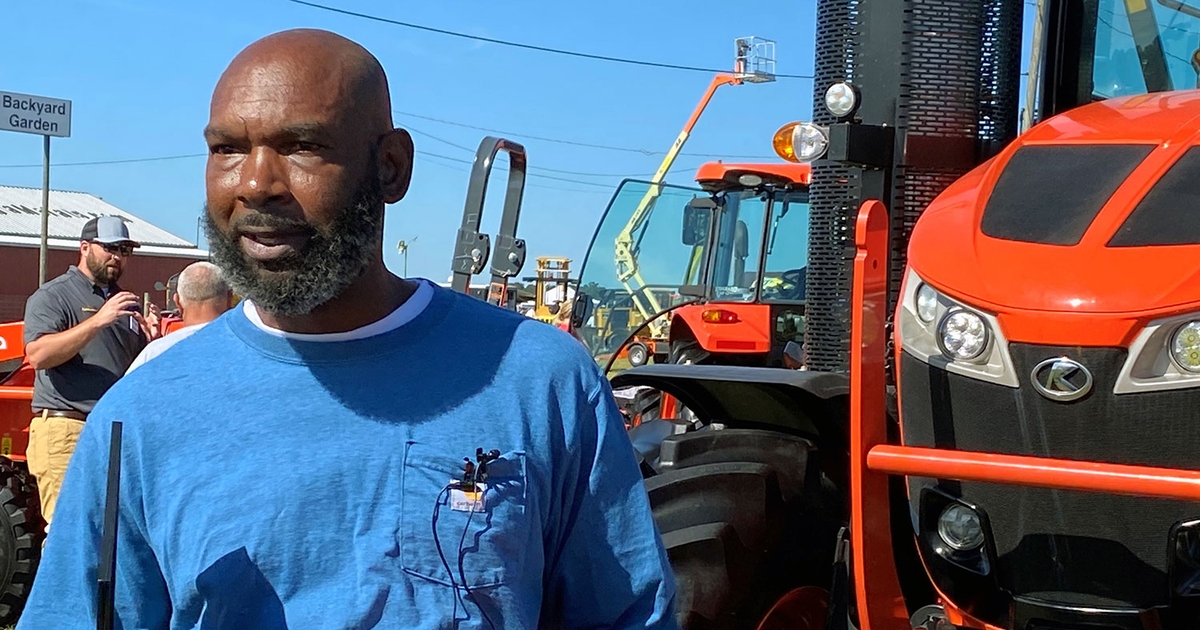 Veteran came back home to farm, finally gets own tractor
