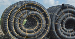 coiled drainage tubing