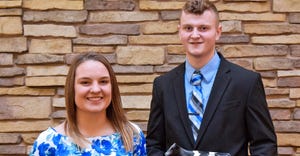 Kalista Hodorff of Fond du Lac County and Colin Uecker of Jefferson County are 2020 Holstein Girl and Holstein Boy