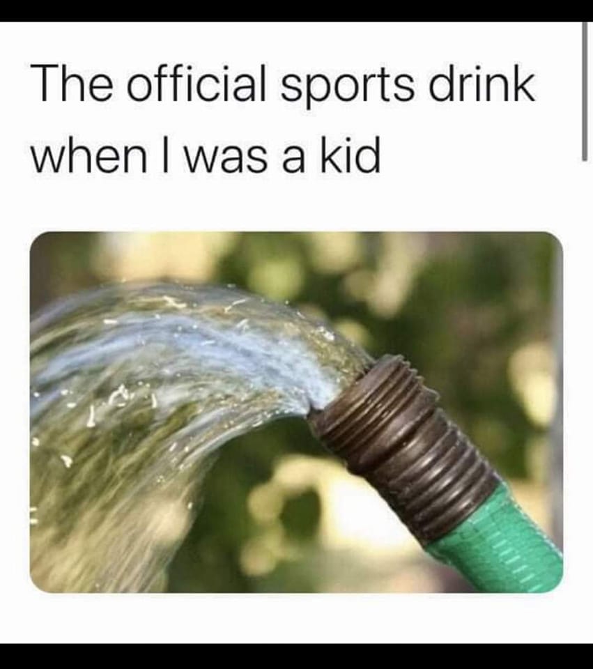 the original rural sports drink: Well water