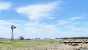 Texas scenery windmill