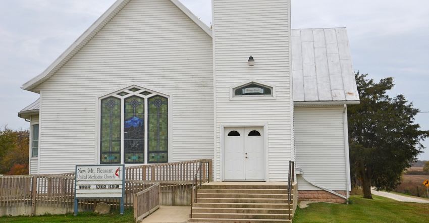rural Methodist church 