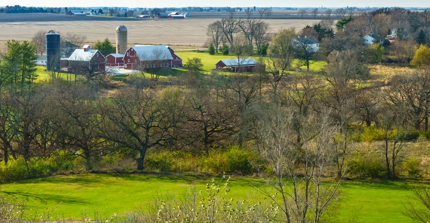 autumn farmland