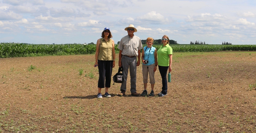 Ann Staudt (left) of Iowa Learning Farms and Michelle Young, an Australian Extension educator