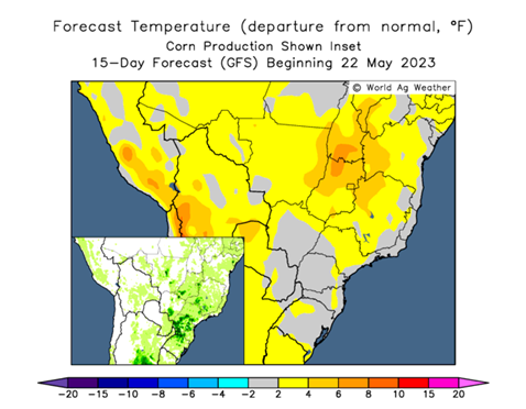 Brazil future forecast map