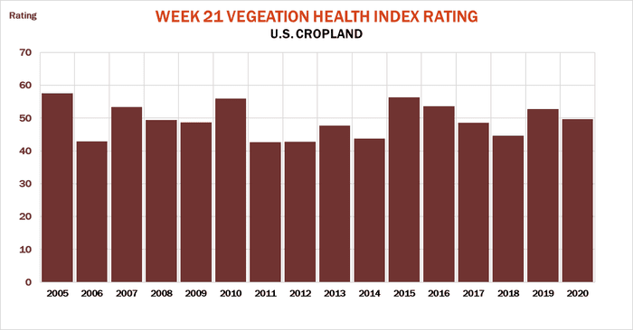 Week 21 Vegetation Health Index