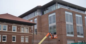 Purdue's Ag Engineering building under construction