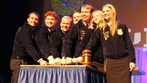  Indiana FFA officer team adjourns final session of state convention