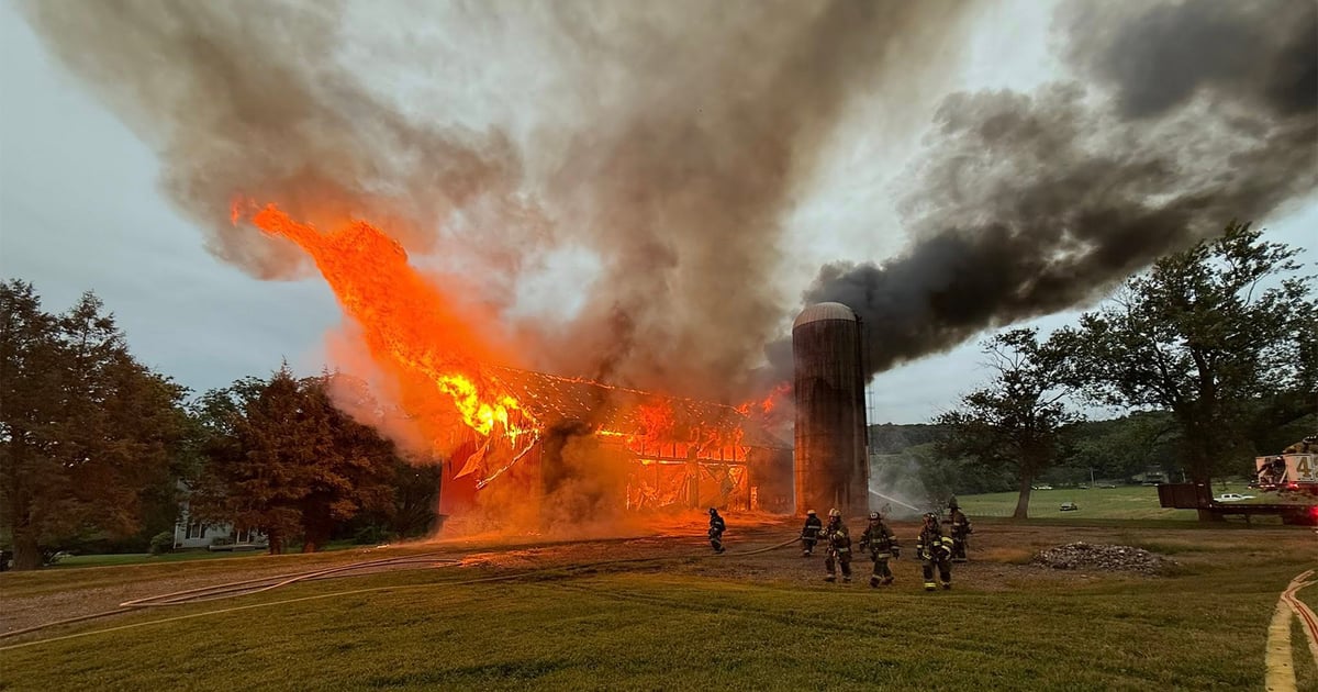 Barn fire dangers grow as wet hay and weather collide