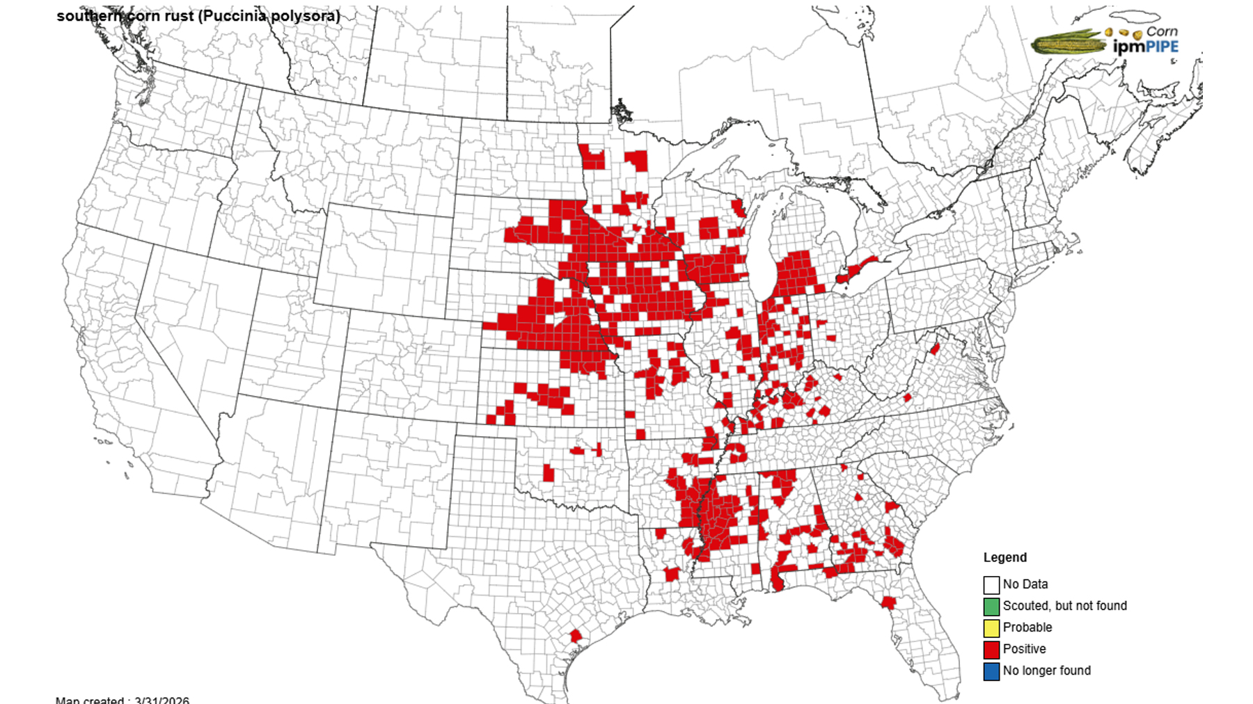 Nebraska Farmer: What does southern rust look like for 2026 in the U.S ...
