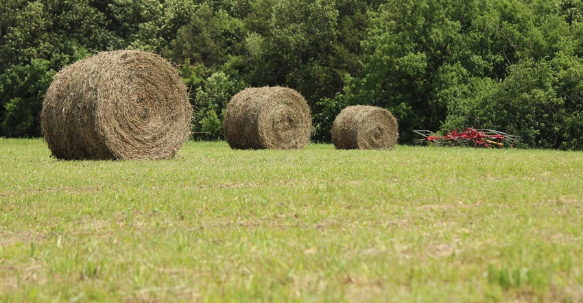 bales of hay