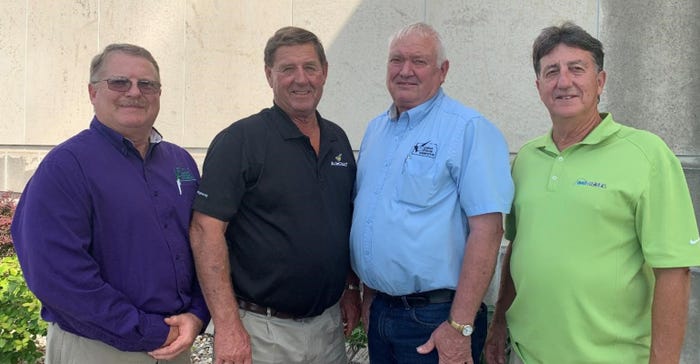 Kansas Soybean Commission elected its 2022-2023 officers , Raylen Phelon treasurer; Ron Ohlde chairman; Keith Miller vice chairman; and Gary Robbins secretary