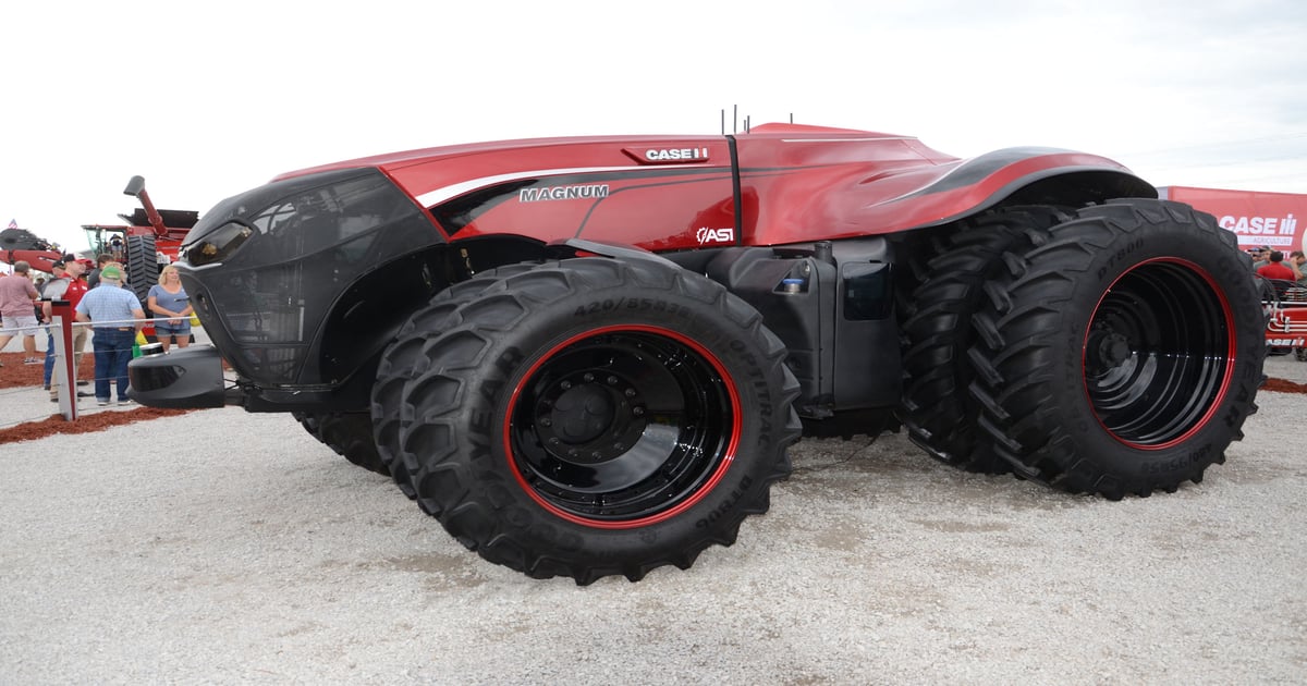 Company makes statement with robot tractor | Farm Progress