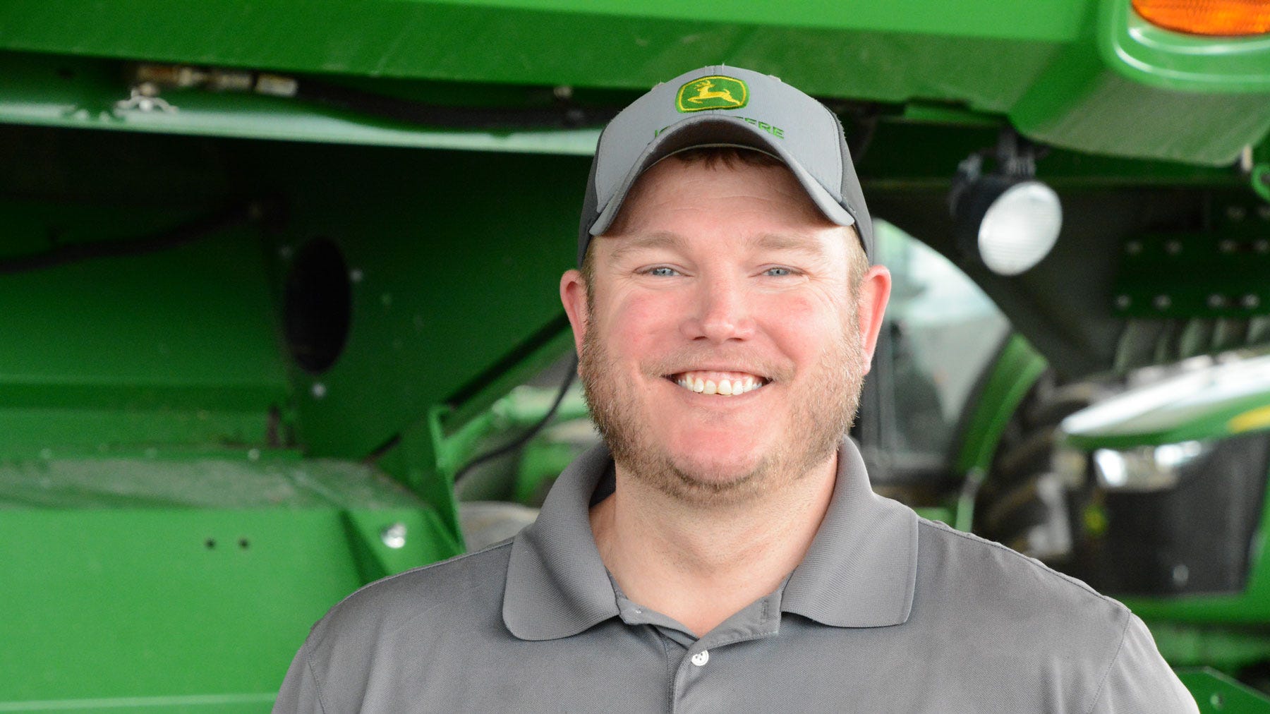 Adam Myers, regional operations manager for Baldwin City Heritage Tractor, a Kansas-based John Deere Dealership