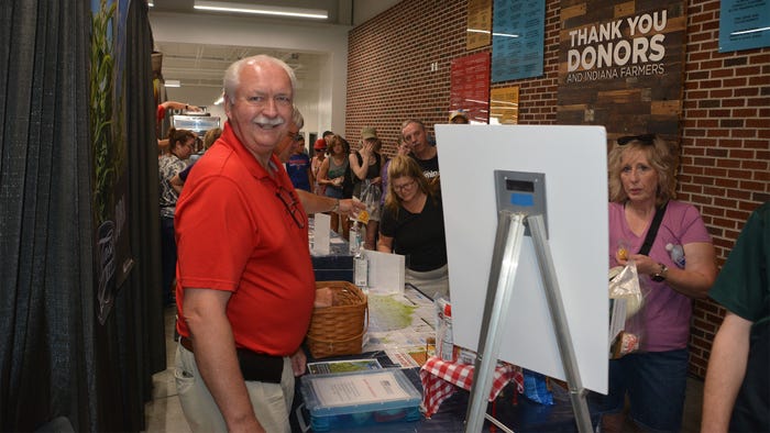 Randy Kron at the Taste From Indiana Farms event Randy Kron at the Taste From Indiana Farms event