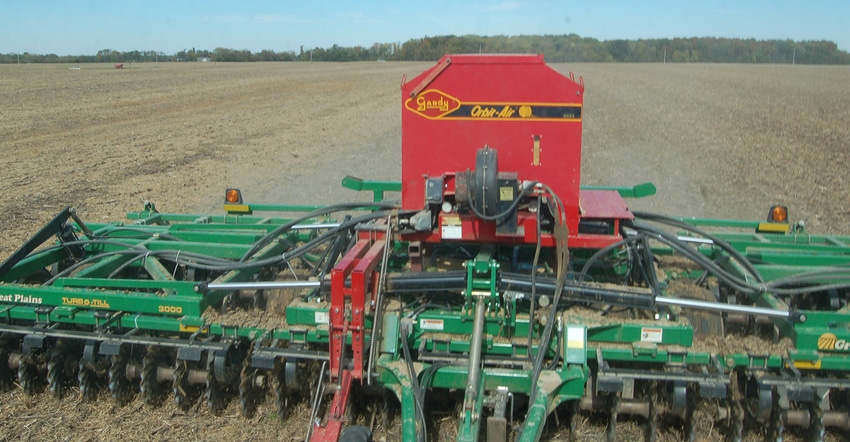equipment seeding cover crops