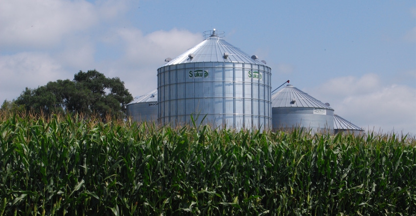 Corn silos