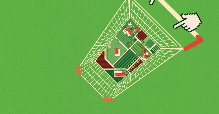 Illustration of shopping cart on green background. Digital look