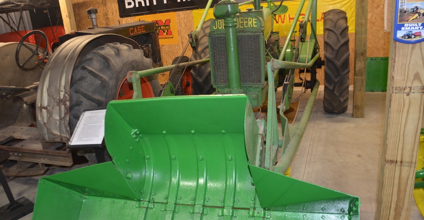 manure loader bucket from 1950s manure loader bucket from 1950s