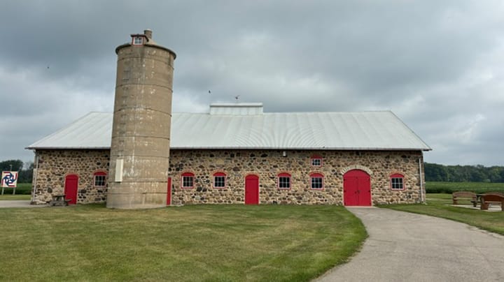 Small town steps up to save rare stone-barn treasure