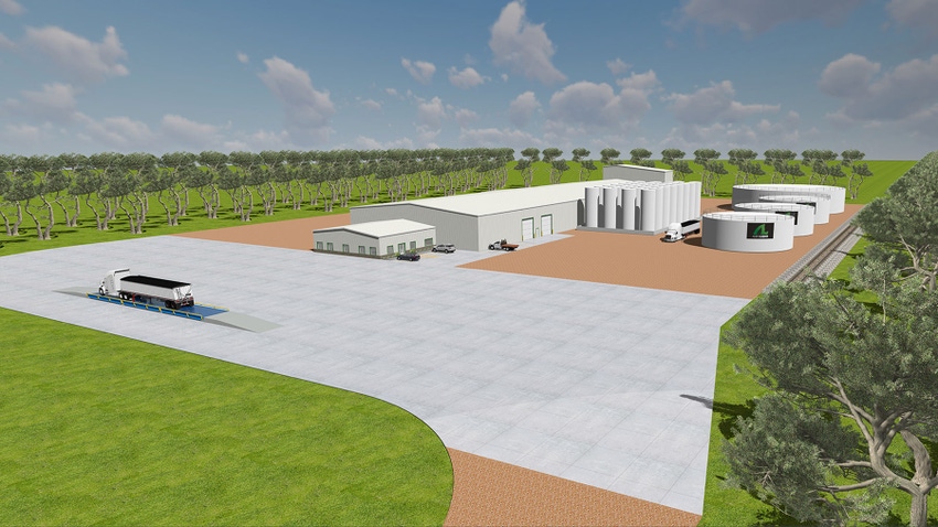 3D rendering of a new AgroLiquid facility