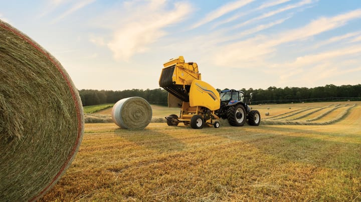 New Holland showcases upgraded baler