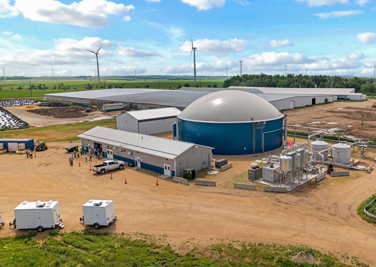 Clean Energy Fuels Corp - Aerial view of digester facility