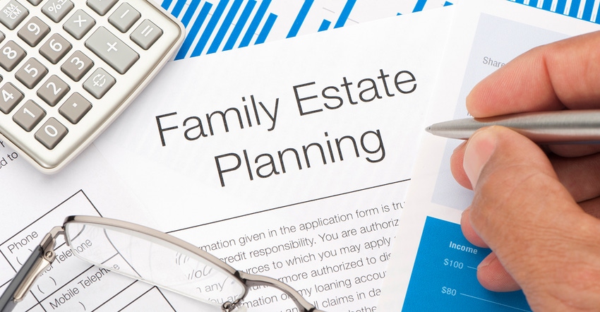 Family estate planning document Family estate planning document