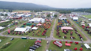 Aerial view of Ag Progress Days