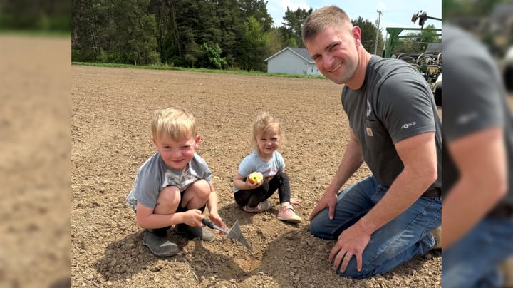 Michigan organic farm battles rain, hail in tough season
