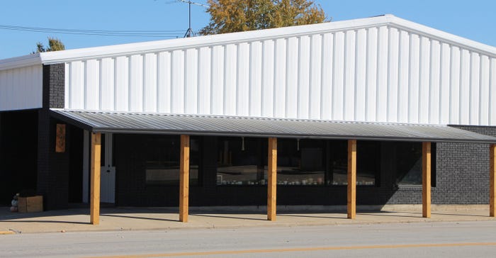 future storefront of the Holistic Hog in Wellsville, Mo.