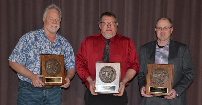 2022 Michigan Master Farmers Bill Hunt, Greg McCarthy and Dennis Gardner 