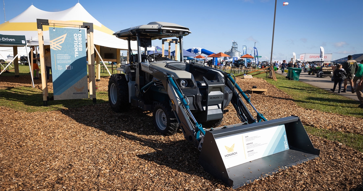 Electric, driver-optional tractor sparks farmer interest