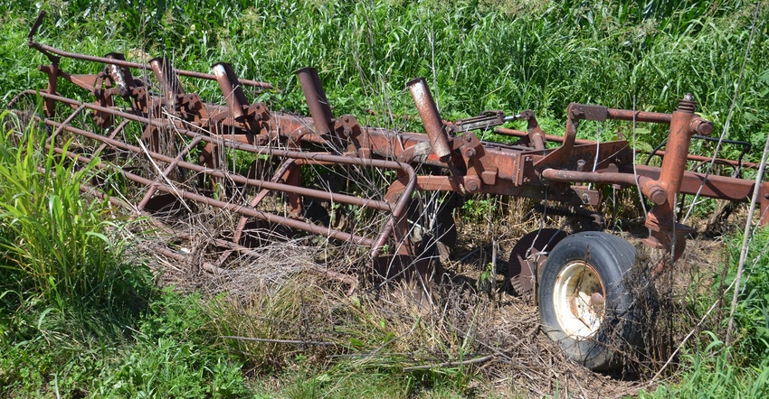 abandoned plow