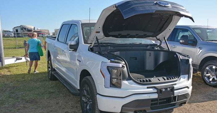 F-150 Lightning all-electric pick up truck