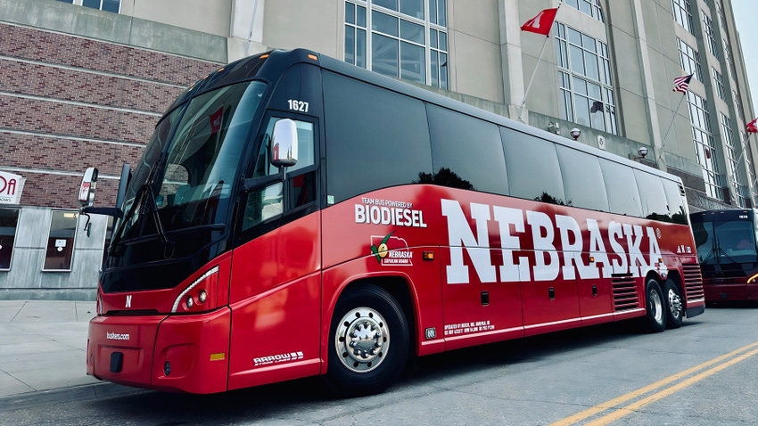 Nebraska team buses
