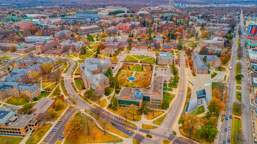 Aerial view Michigan Aerial view Michigan
