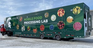 The first MSU food processing mobile lab 