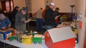 bidders take a look at toys for auction