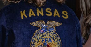 Kansas FFA logo on jacket