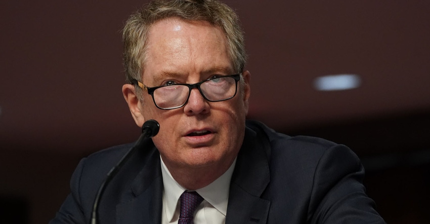 .S. Trade Representative Robert Lighthizer appears before the Senate Finance Committee on June 17, 2020 in Washington, DC. 